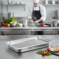 304 Stainless Steel Perforated Gastronorm Tray 20mm for Cooking & Draining