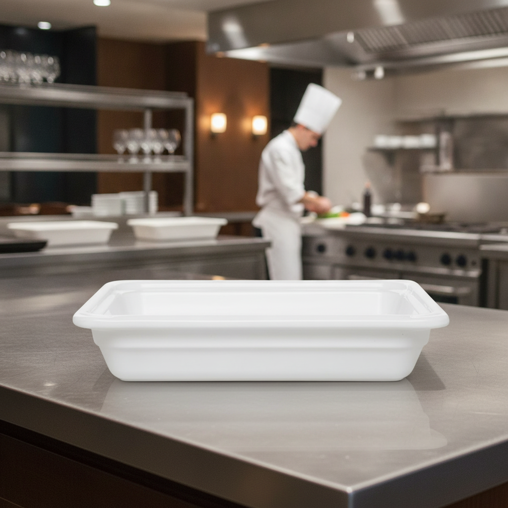 Ceramic Gastronorm Dish 3.1L for Professional Foodservice