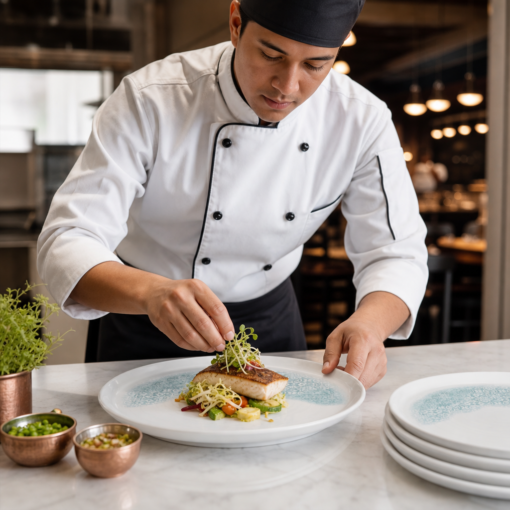 Finest Vitrified Walled Plates 260mm Vitrified Ceramic for Catering & Hospitality (Pack of 6)