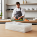 NatureFlex Compostable Clear Bags 70 x 210mm for Food Service (Pack of 1000)