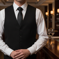 Polyester Black Tie for Professional Uniforms