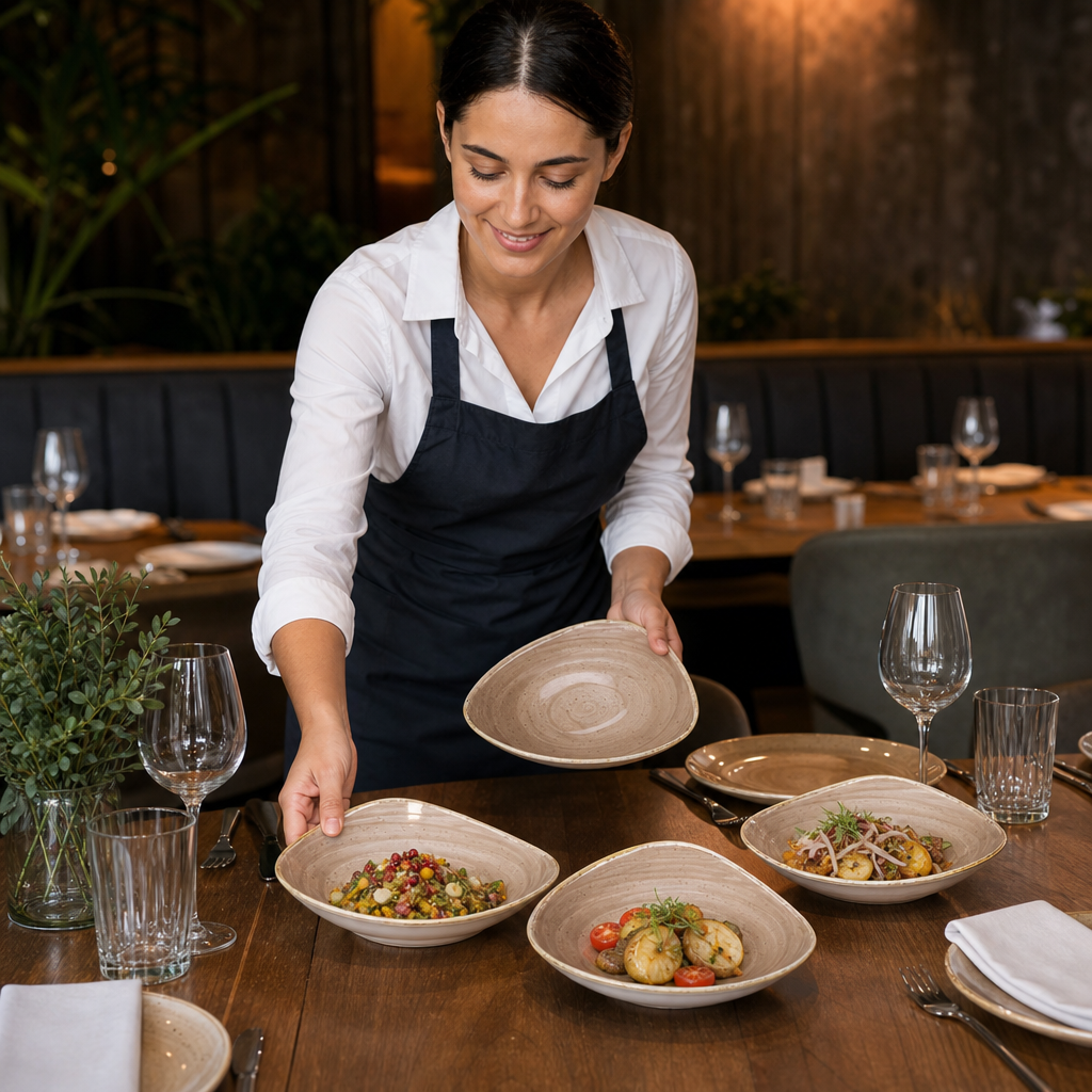 Bowls 260ml Vitrified Ceramic for Modern Tabletop (Pack of 12)