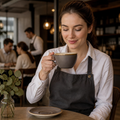 Cappuccino Cups 340ml Porcelain for Contemporary Cafés (Pack of 6)