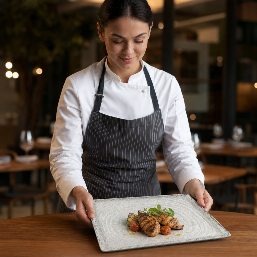 Gastronome Platter 324x270mm Melamine for Casual Dining (Pack of 3)