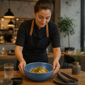 Nourish Oslo Blue Noodle Bowls 37.7oz for Stylish Dining
