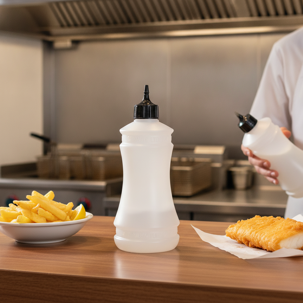 Plastic Vinegar Shaker 175mm for Fish and Chip Restaurants
