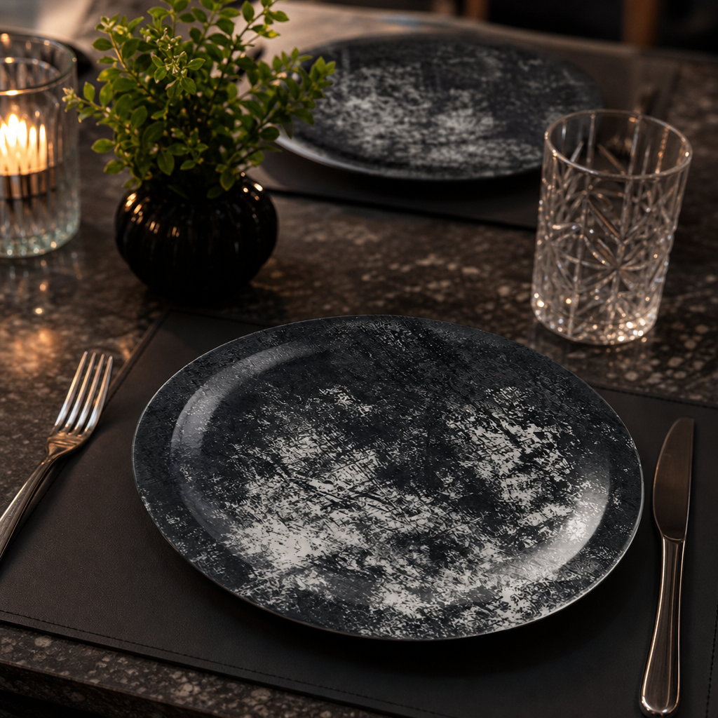 Vitrified Plates 203mm China for Contemporary Dining (Pack of 12)
