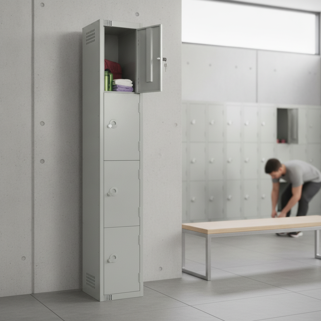 Powder Coated Steel Lockers 300mm Deep for Secure Storage