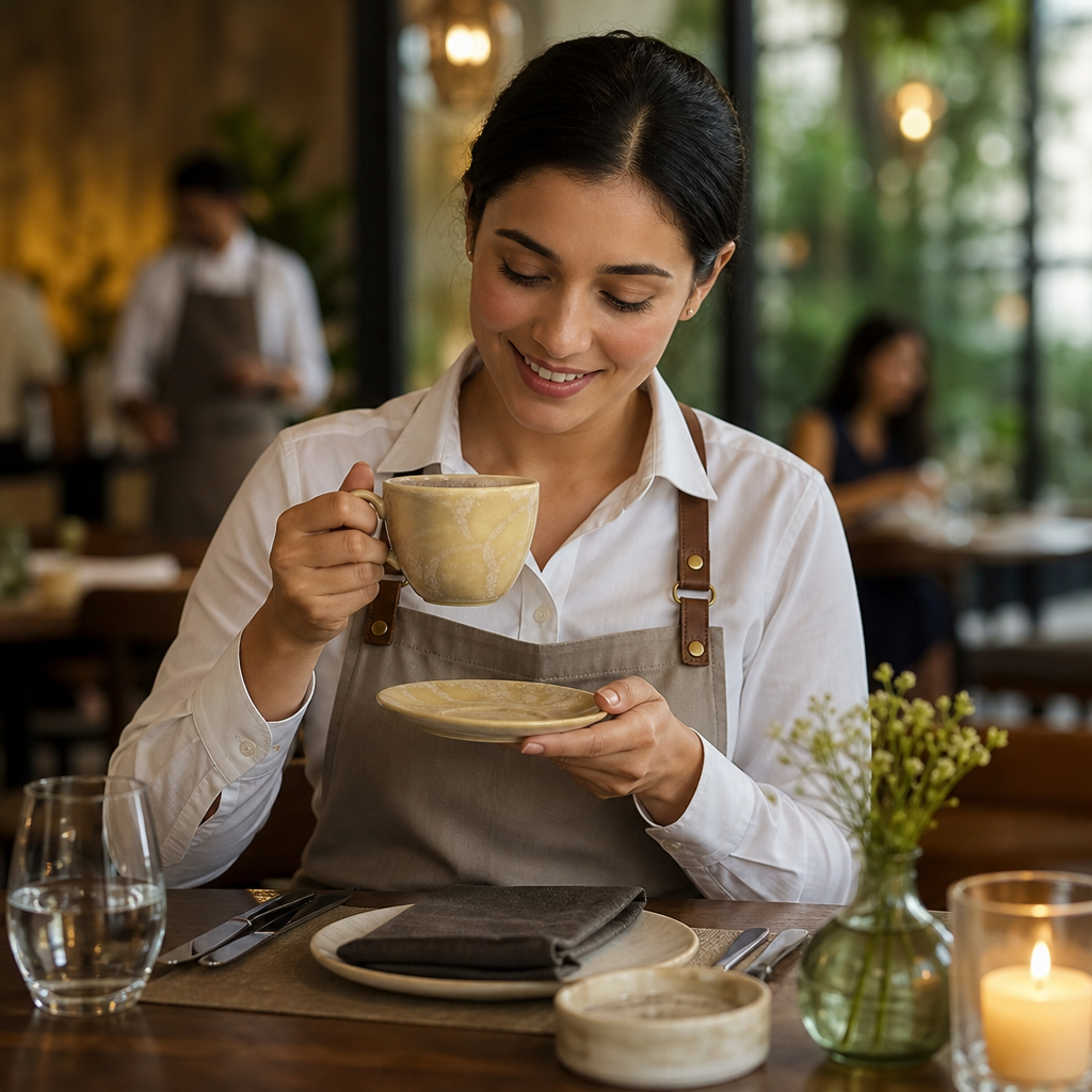 Alumina Cups 228ml Vitrified Ceramic for Dining (Pack of 12)