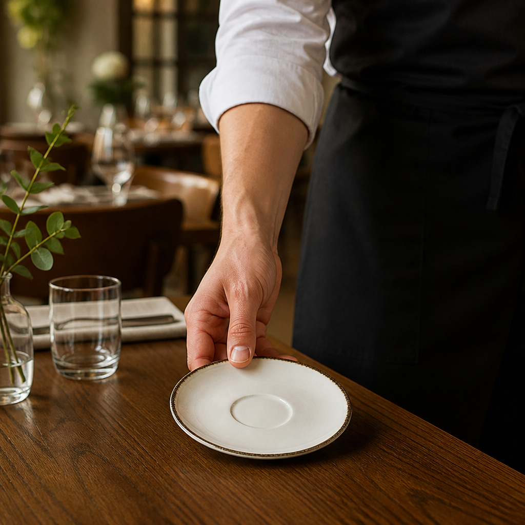 Saucers 125mm Porcelain for Restaurants & Cafés (Pack of 36)