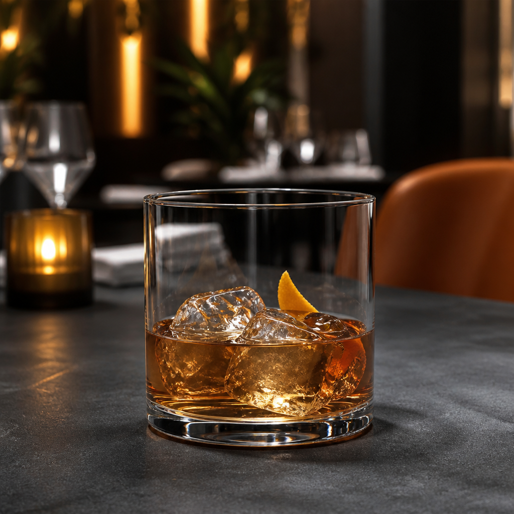 Crystal Old Fashioned Aperitif Glasses 230ml for Bars & Restaurants (Pack of 24)