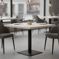 MDF & Oak Veneer Square Table Top 700x700mm for Modern Dining