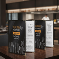 Plastic Double Sided Cover A4 for Restaurants (Pack of 3)