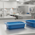 Polypropylene Seal Lid Blue 1/9 GN for Food Safety (Pack of 1)