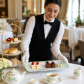 Hand-Painted Rectangular Trays 340x150mm Ceramic for Afternoon Tea (Pack of 12)