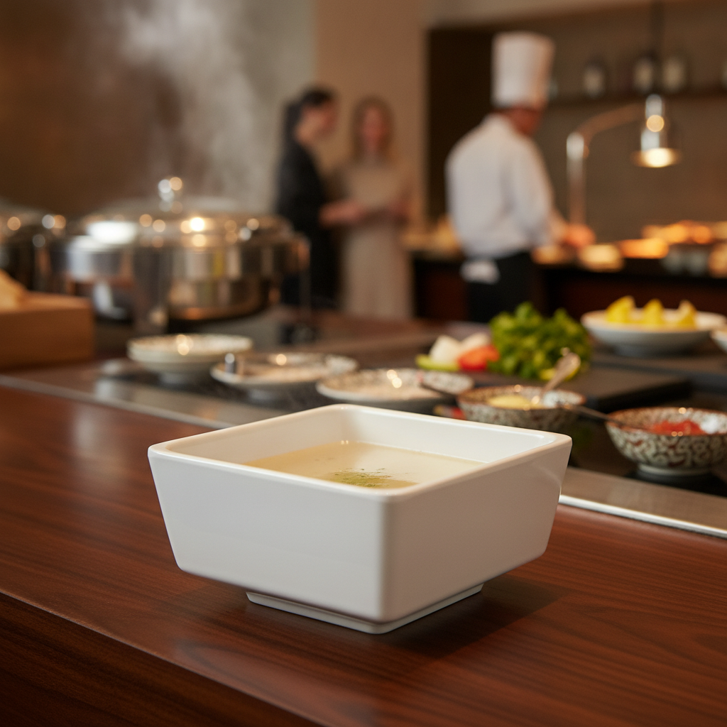 Melamine Bowl 1.5L for Buffet Displays