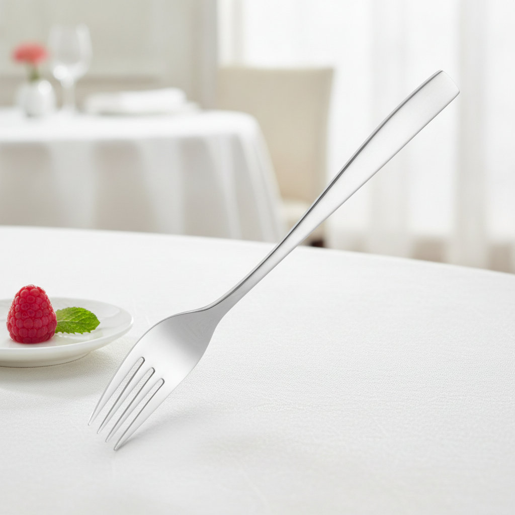 Stainless Steel Dessert Forks 188mm for Dining Experience (Pack of 12)