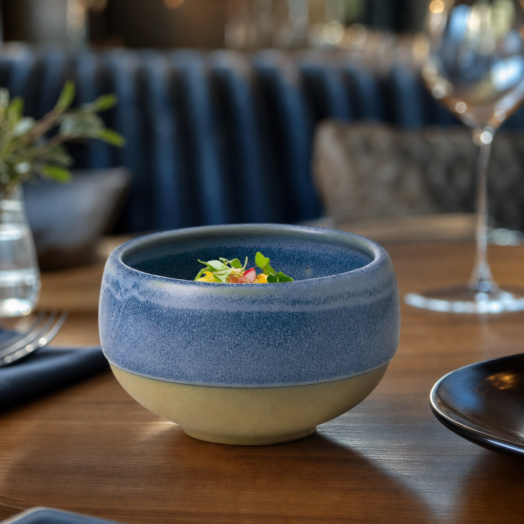 Oslo Blue Deep Bowls 255ml for Stylish Dining