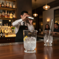 Glass Stemmed Mixing Glass 650ml for Effective Mixing
