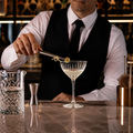 Crystal Glass Martini Glasses 190ml for Cocktail Bars (Pack of 6)