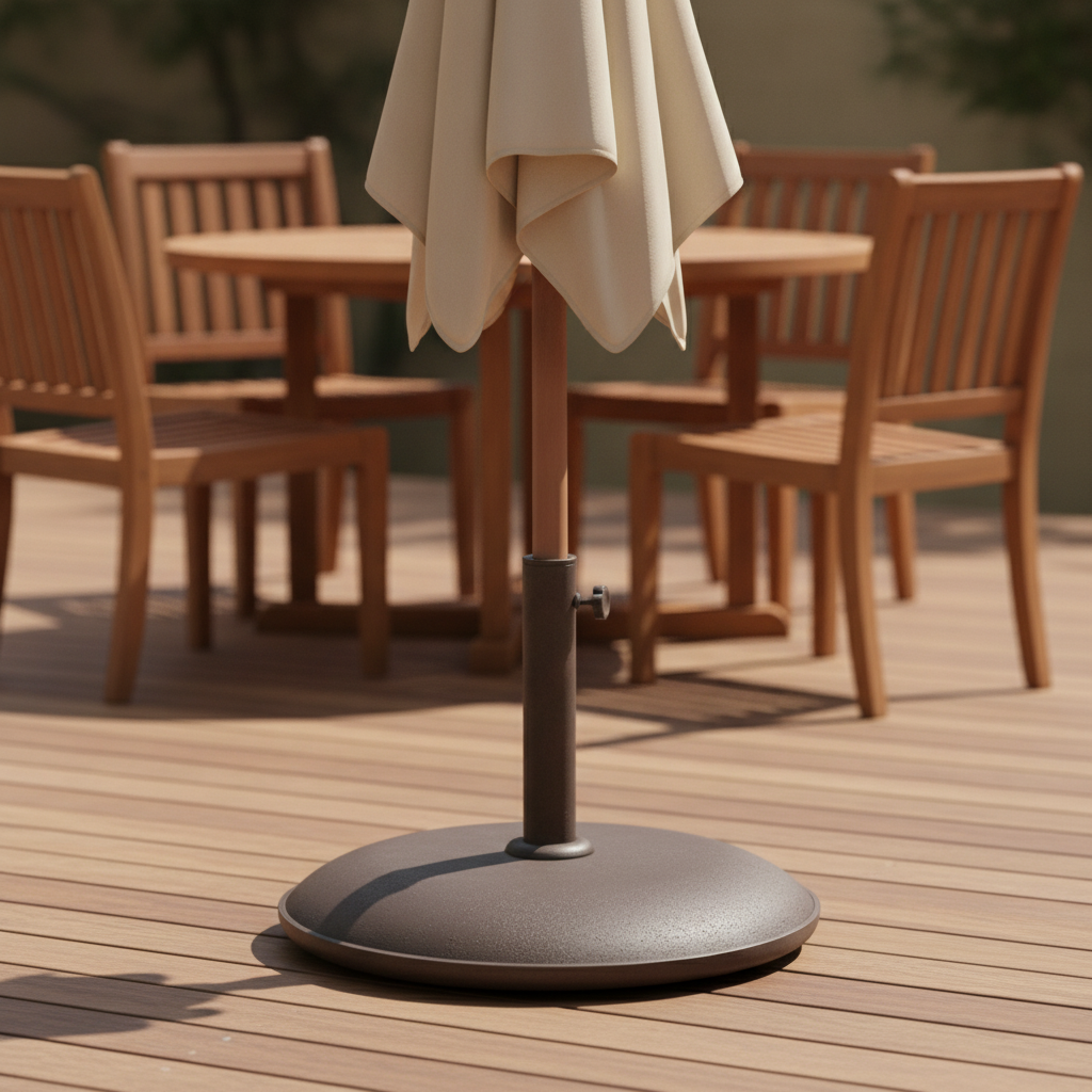 Concrete Parasol Base 15kg for Outdoor Dining