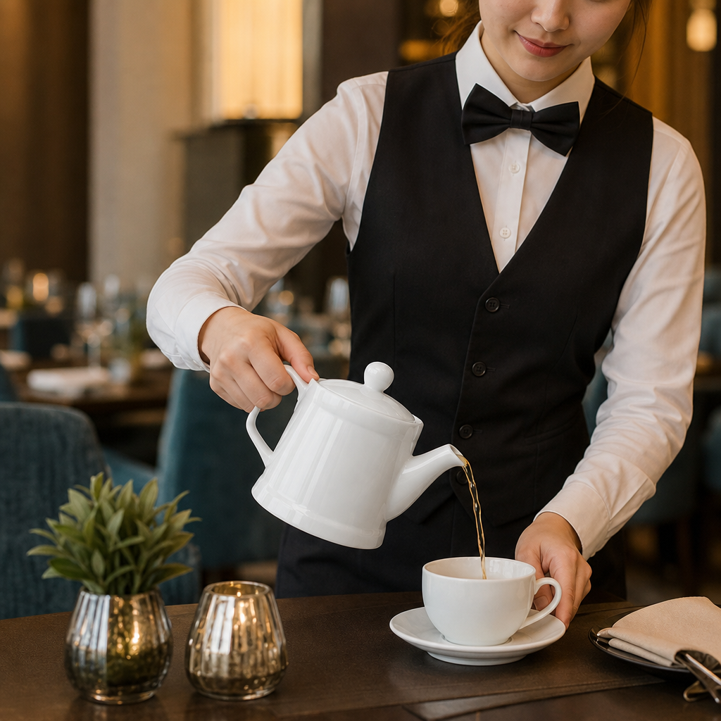 Porcelain Teapots 500ml for Cafés & Coffee Shops (Pack of 2)