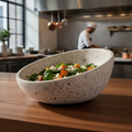 Stone Terrazzo Bowl 220mm for Stylish Food Displays