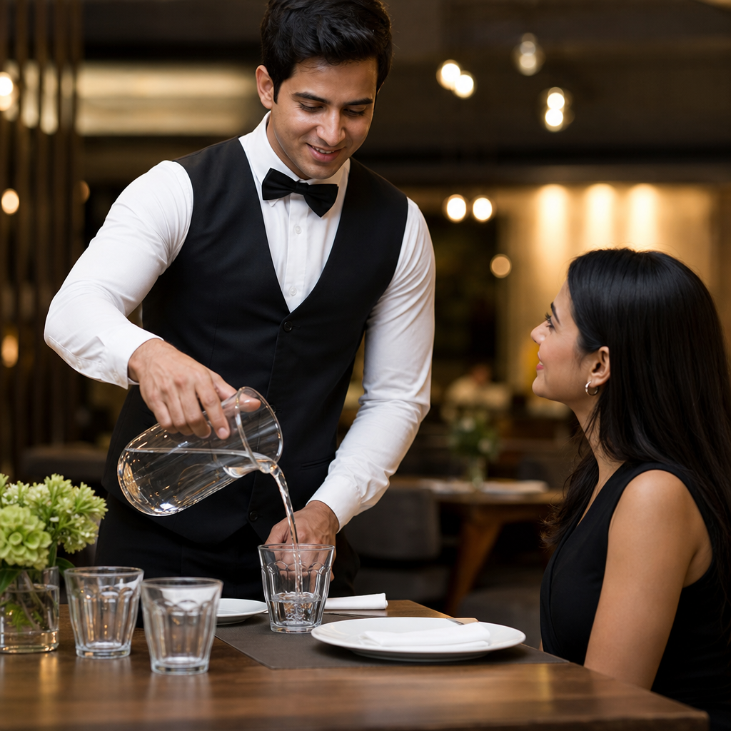 Toughened Glass Tumblers 250ml for Bars & Restaurants (Pack of 6)