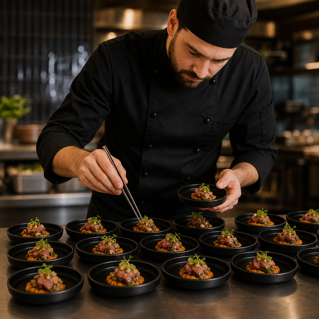 Tapas Dishes 118mm Black Vitrified Stoneware for Catering (Pack of 12)