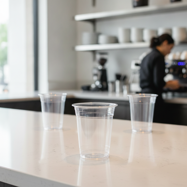 Clear rPET Cups 340ml, pack of 400