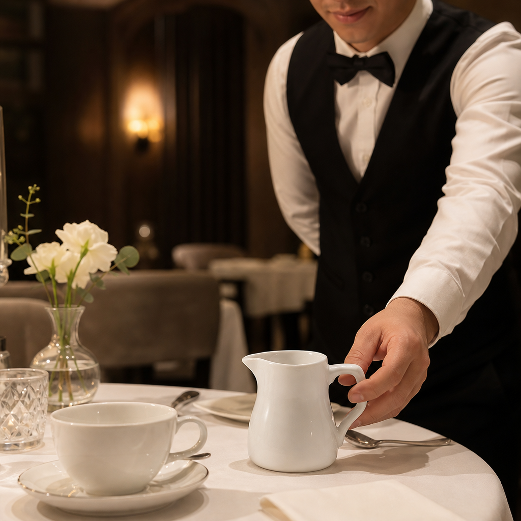 Porcelain Jug 140ml for Elegant Table Settings (Pack of 24)