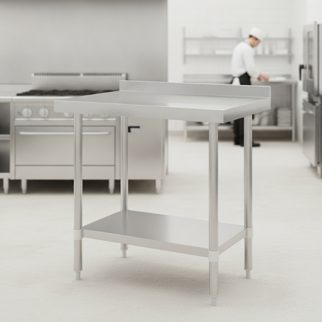 430 Stainless Steel Prep Table 900mm for Commercial Kitchens