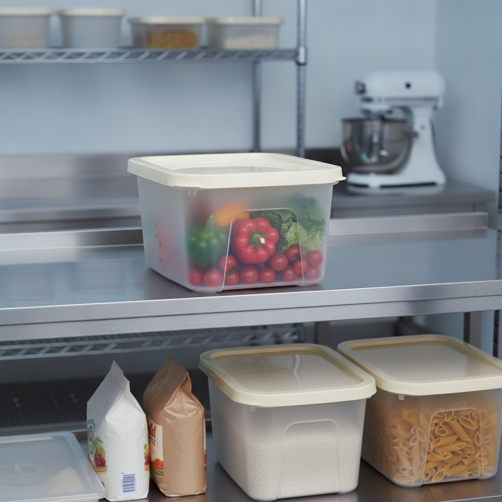 Polypropylene Universal Stackable Container 40L for Food Storage