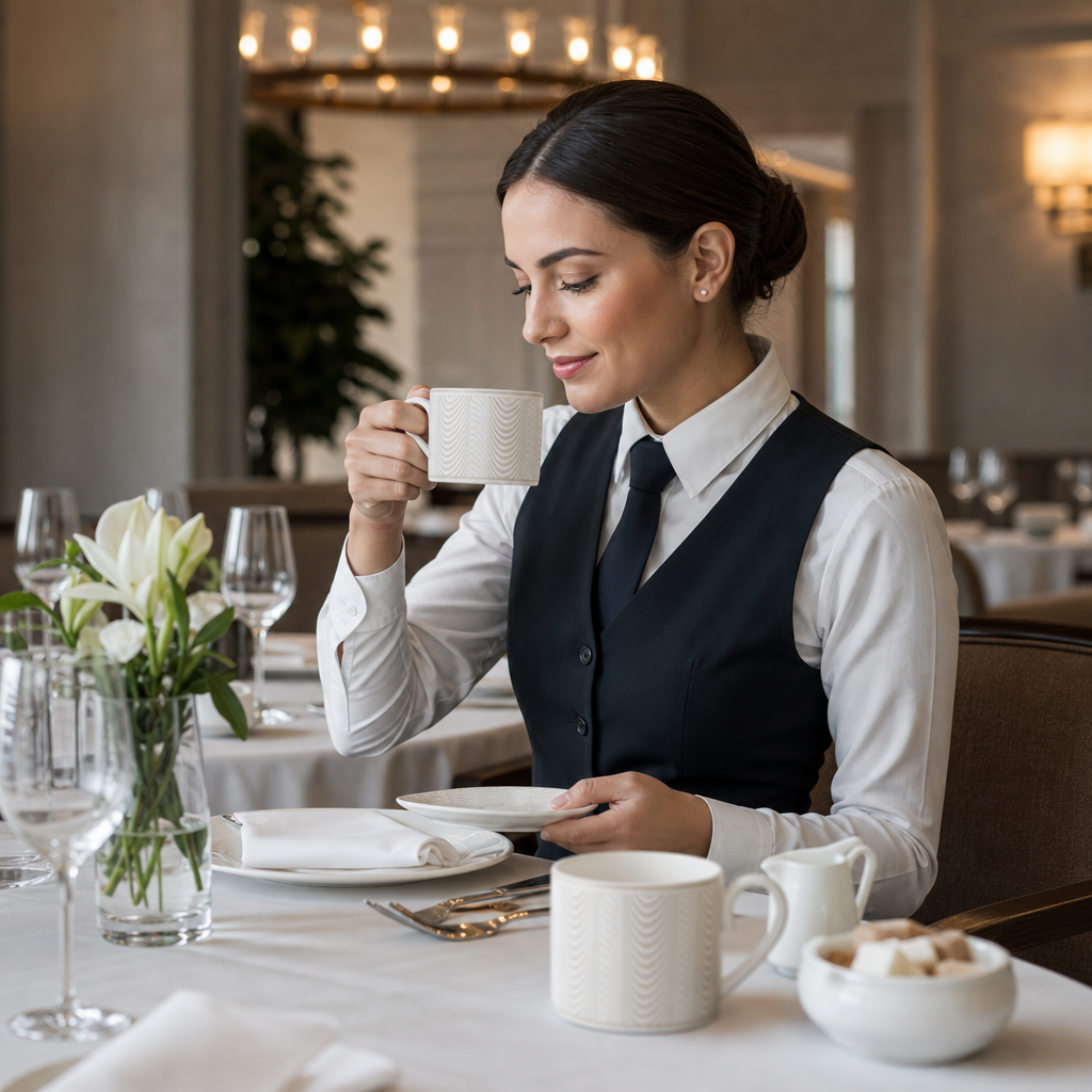 Tea Can Cups 200ml Bone China for Upscale Dining (Pack of 12)