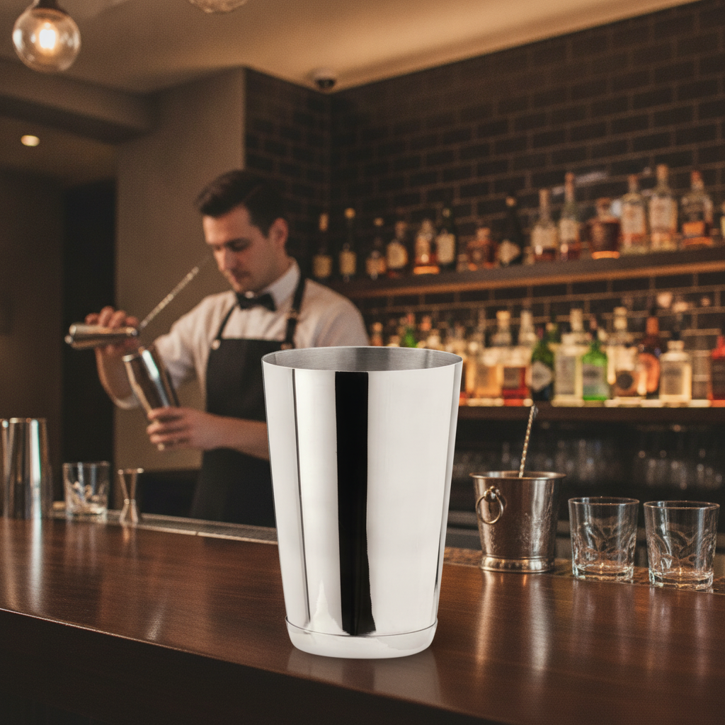 Stainless Steel Mini Cocktail Shaker Can 473ml for Bars & Pubs