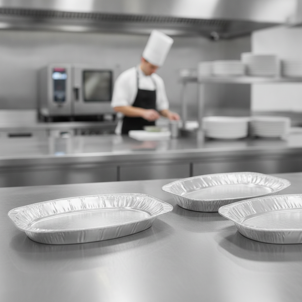 Aluminium Disposable Trays 22in for Catering Events (Pack of 10)