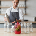 Glass Drinking Jars 490ml for Beverage Service (Pack of 6)