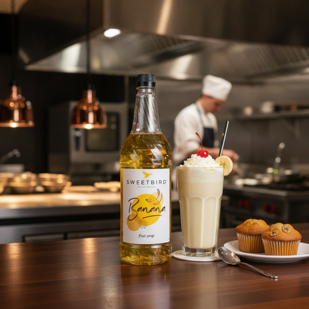 Banana Syrup 1L for Milkshakes & Baking