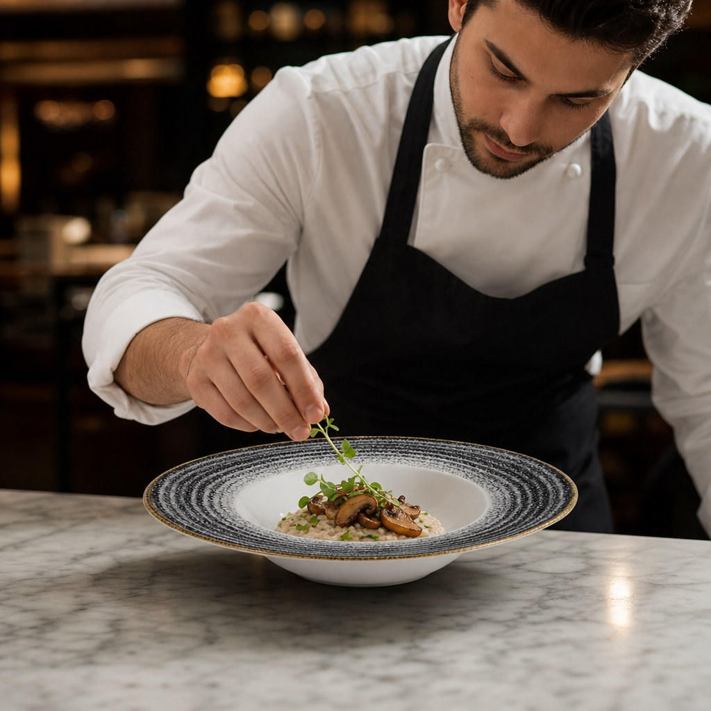 Wide Rim Bowls 280mm Porcelain for Elegant Dining (Pack of 12)