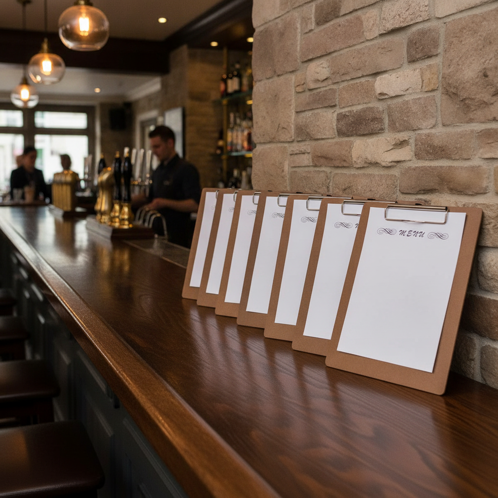 Wooden A5 Clipboards for Gastro Pubs (Pack of 10)