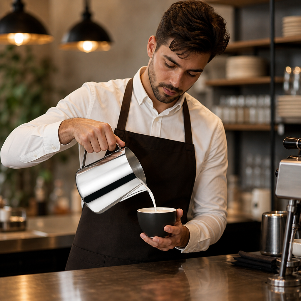 Stainless Steel Milk Jug 2L for Caf? and Bistros