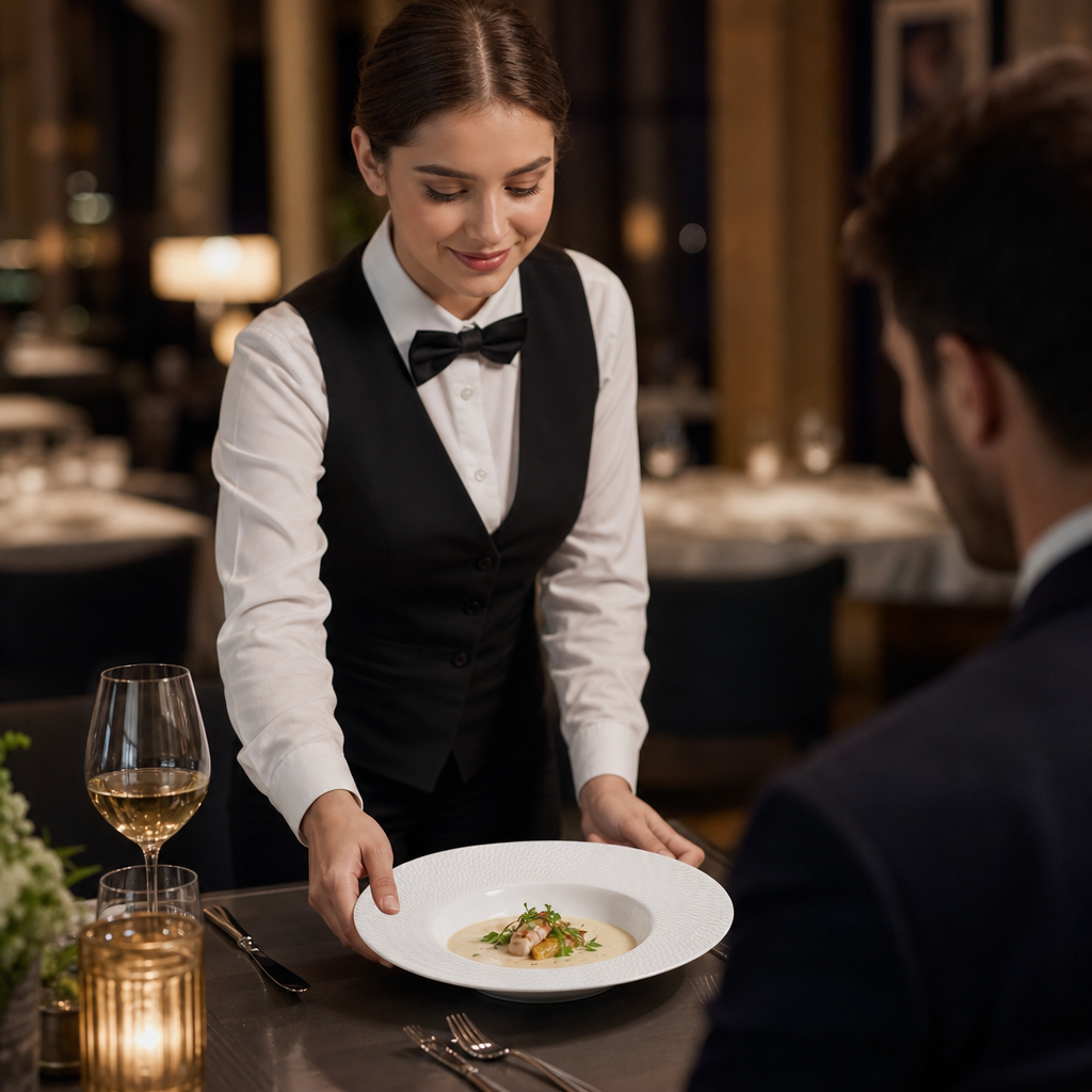 Rim Bowls 220mm Bone China for Upscale Dining (Pack of 12)