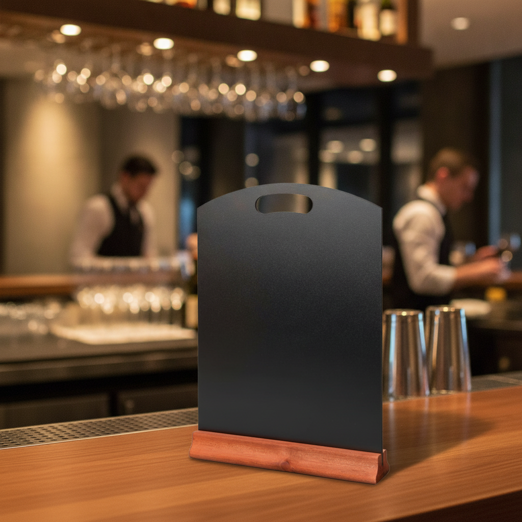 Wooden Double-Sided Board for Bars & Restaurants