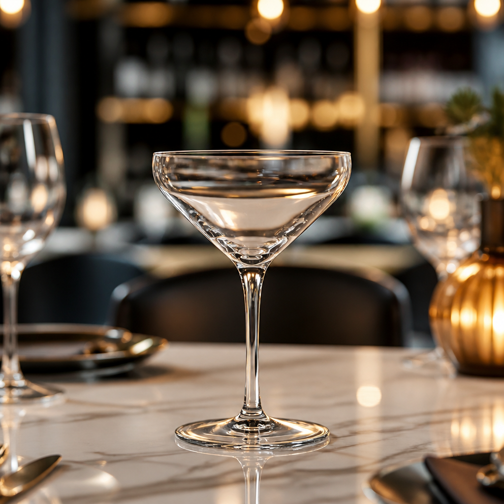Glass Coupe Cocktail Glasses 300ml for Entertaining (Pack of 12)