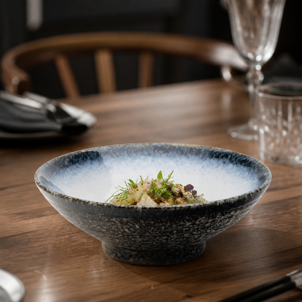 Utopia Isumi Stoneware Bowls 220mm for Contemporary Dining - Pack of 12