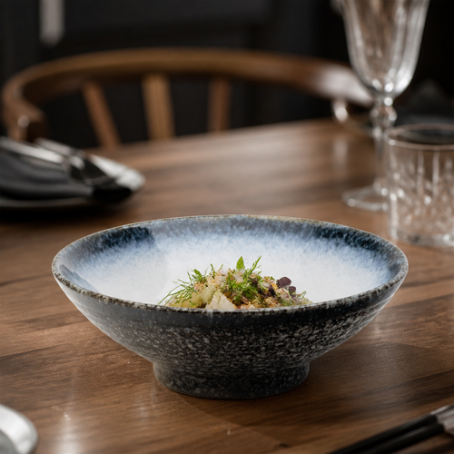 Bowls 220mm Stoneware for Contemporary Dining (Pack of 12)