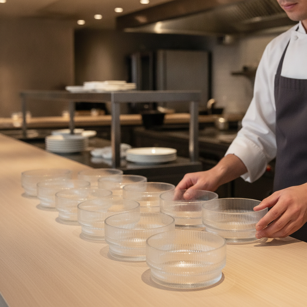 Glass Bowls 350ml for Restaurants & Catering (Pack of 12)