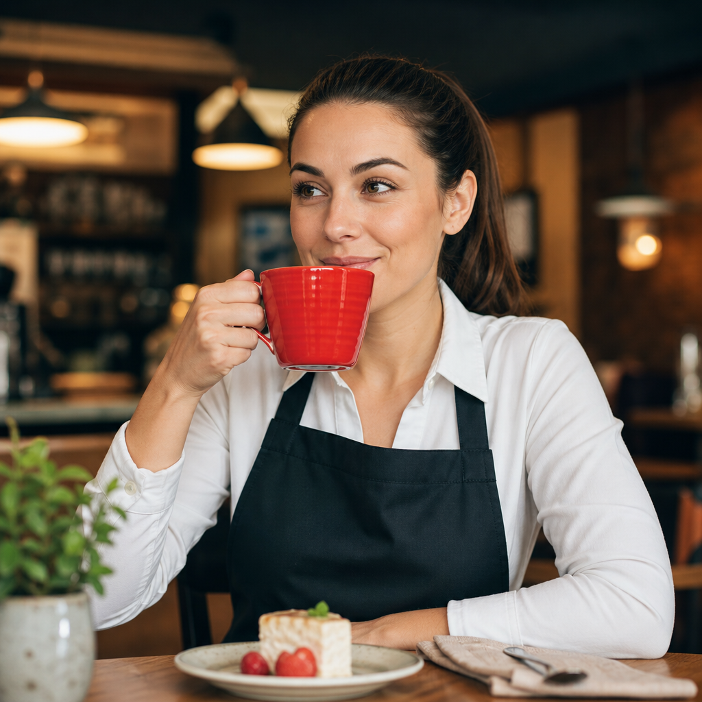 Snug Mugs 341ml Stoneware for Bistros & Cafés (Pack of 6)