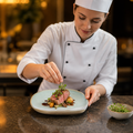 Vitrified Stoneware Reactive Glaze Plates 238x195mm for Dining Experiences (Pack of 12)