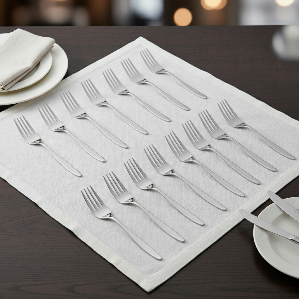 18/10 Stainless Steel Table Fork for Fine Dining (Pack of 12)